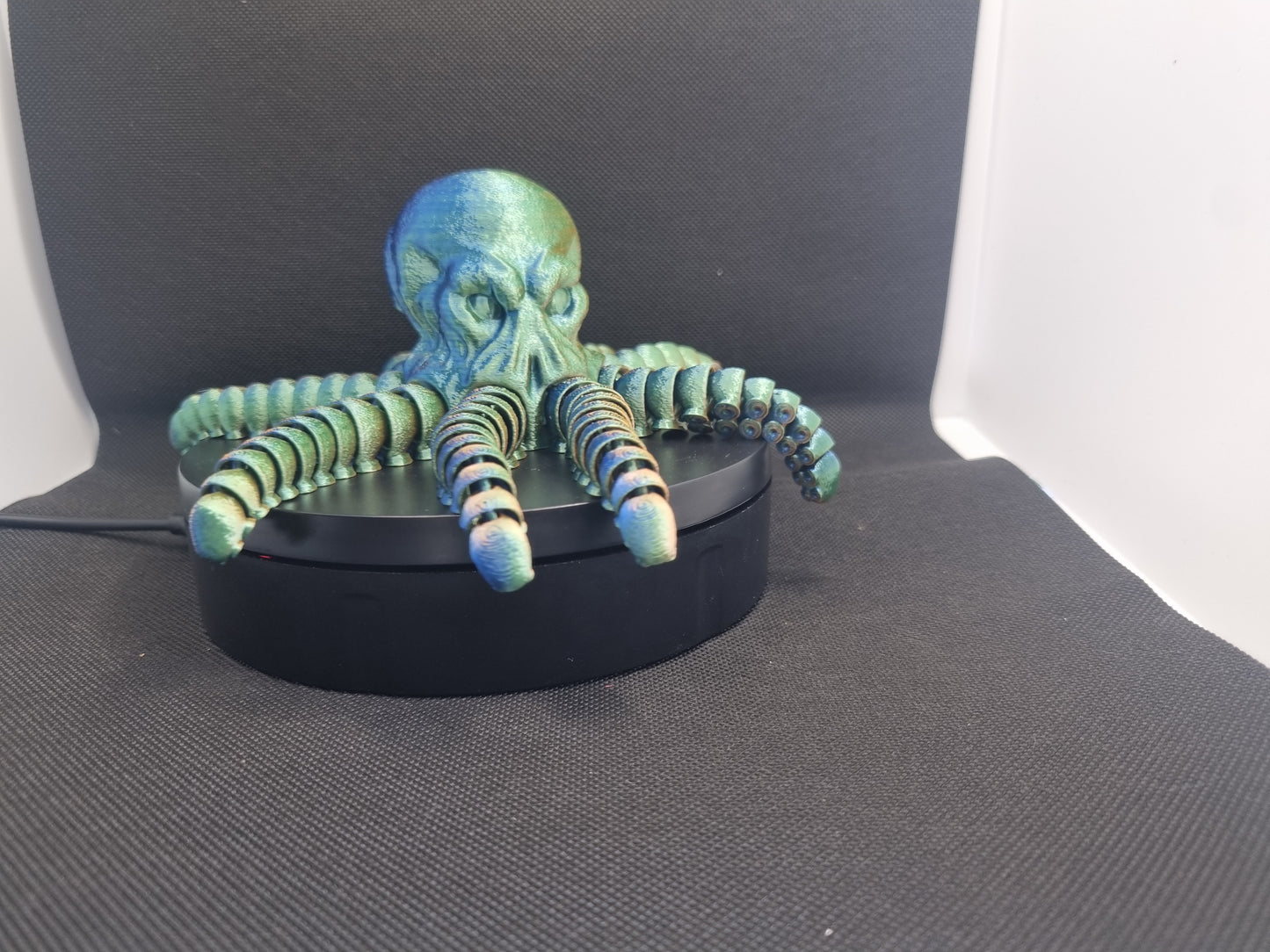 🐙 Custom 3D Printed Octopus Skull Sculpture – Unique Desk & Display Piece