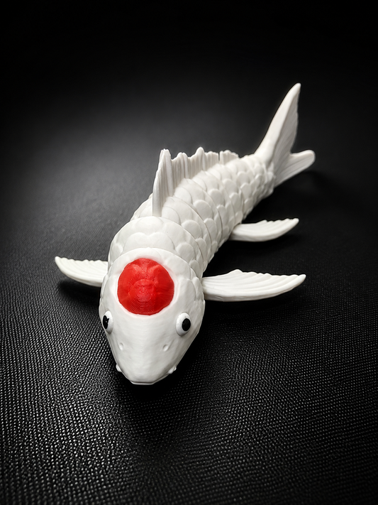 🐟 3D Printed Articulated Tancho Koi 🐟